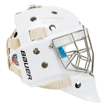 Load image into Gallery viewer, side view white Bauer S20 960 Ice Hockey Goalie Mask - Senior
