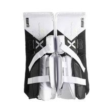 Load image into Gallery viewer, rear protection and straps white black Bauer S23 Vapor Hyperlite2 Ice Hockey Goal Leg Pads - Senior
