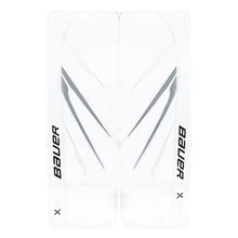 Load image into Gallery viewer, front view white Bauer S23 Vapor X5 Pro Ice Hockey Goalie Pads - Senior
