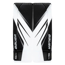Load image into Gallery viewer, front view white/black Bauer S23 Vapor X5 Pro Ice Hockey Goalie Pads - Senior
