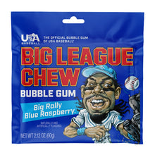 Load image into Gallery viewer, Big League Chew Bubble Gum Big Rally Blue Raspberry
