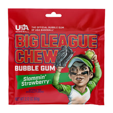 Load image into Gallery viewer, Big League Chew Bubble Gum Slammin Strawberry
