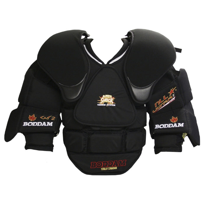 Boddam Lacrosse Goalie Arm & Chest Protector Boddam CAT 2 Extreme Flex Intermediate front