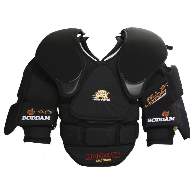 Boddam Lacrosse Goalie Arm & Chest Protector Boddam CAT 2 Extreme Flex Intermediate front