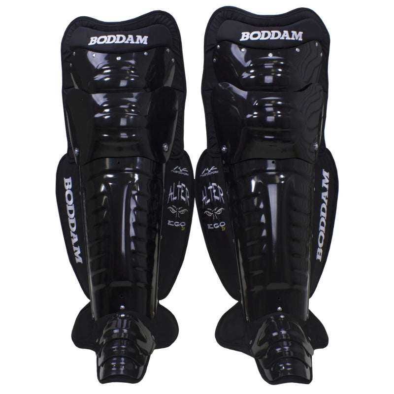 Boddam Lacrosse Protective Gear Boddam Kustom Form Alter Ego CAT 3 Lax Goalie Legs Black