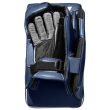 Load image into Gallery viewer, CCM Goalie Blockers CCM Phenom Source Exclusive (2025) Junior White/Navy back (glove)
