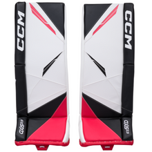 Load image into Gallery viewer, CCM Goalie Leg Pads CCM Axis 2.5 Source Exclusive Junior Chicago 2022 front of both pads
