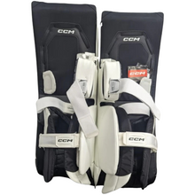Load image into Gallery viewer, CCM Goalie Leg Pads CCM Axis 2.9 Source Exclusive Senior Chicago 2022 back of both pads
