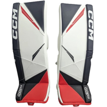 Load image into Gallery viewer, CCM Goalie Leg Pads CCM Axis 2.9 Source Exclusive Senior Chicago 2022 front of both pads
