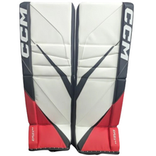 Load image into Gallery viewer, CCM Goalie Leg Pads CCM EFLEX 6.9 (Source Exclusive) Intermediate Chicago 2023 front of both pads
