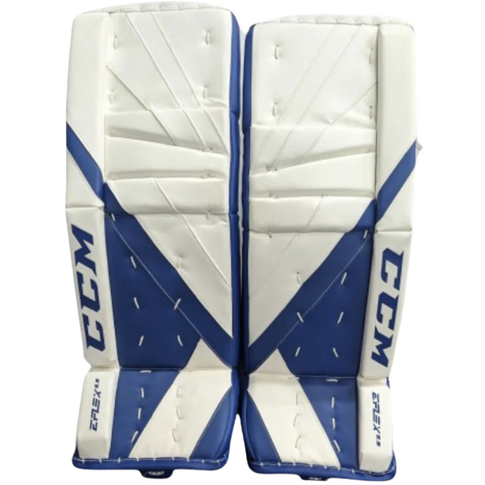 CCM Goalie Leg Pads CCM Extreme Flex E5.9 Source Exclusive Intermediate Toronto 2021 front of both pads