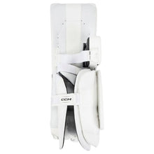 Load image into Gallery viewer, CCM Goalie Leg Pads CCM S23 Extreme Flex 6 Senior White/White/White/White back of left pad
