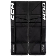 Load image into Gallery viewer, CCM Goalie Leg Pads CCM S23 Extreme Flex E6.5 Junior Black/Black/Black/Black front of both pads
