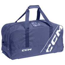 Load image into Gallery viewer, CCM Hockey Bags CCM 520 Player 37&quot; Wheeled Hockey Bag 2025 Navy White
