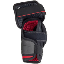 Load image into Gallery viewer, CCM Hockey Elbow Pads CCM Jetspeed Control Source Exclusive (2025) Junior Black back showing interior
