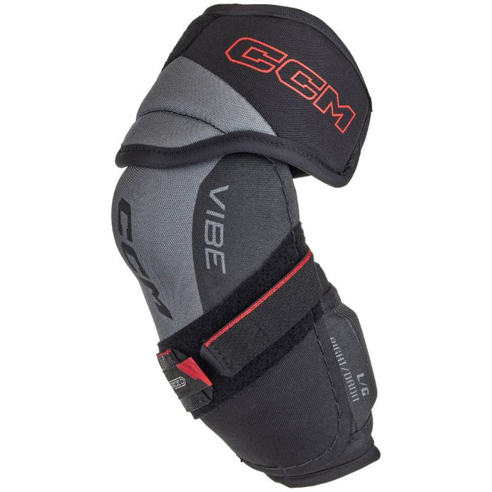 CCM Hockey Elbow Pads CCM Jetspeed Vibe Source Exclusive (2025) Senior Black front side facing left