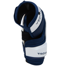Load image into Gallery viewer, CCM Hockey Elbow Pads CCM Tacks Vector Plus Source Exclusive (2024) Junior White/Royal back showing interior
