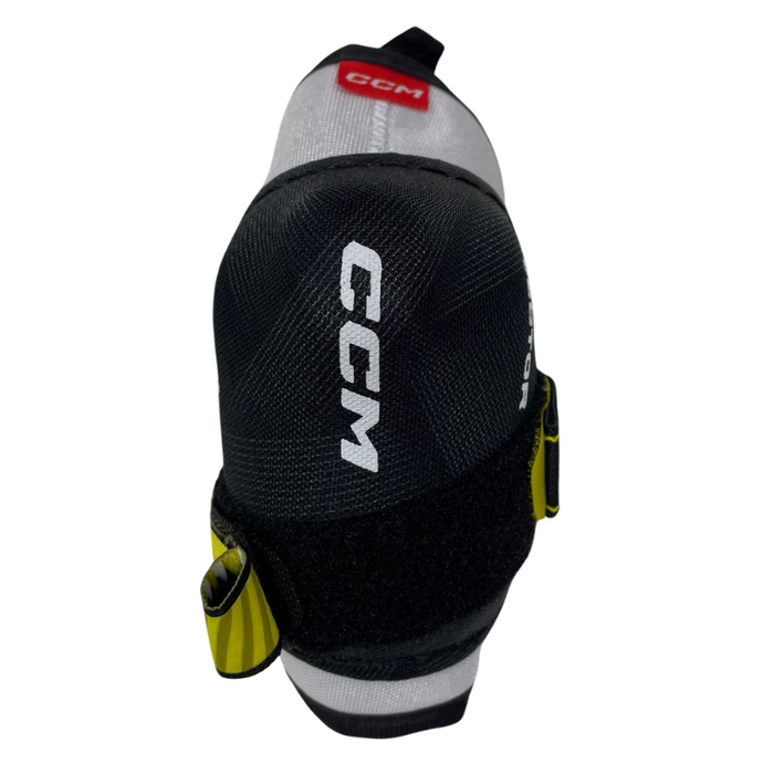 CCM Hockey Elbow Pads CCM Tacks Vector Source Exclusive (2023) Youth Black/White front