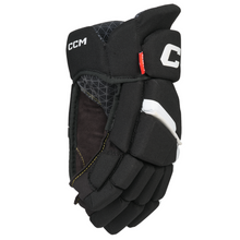 Load image into Gallery viewer, CCM Hockey Gloves CCM Tacks Vector Source Exclusive (2023) Junior Black/White side
