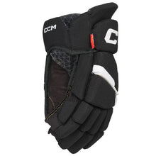Load image into Gallery viewer, CCM Hockey Gloves CCM Tacks Vector Source Exclusive (2023) Youth Black/White side
