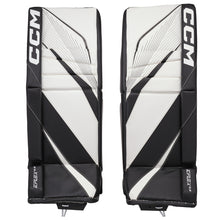 Load image into Gallery viewer, CCM Hockey Protective Gear CCM EFLEX 6.9 Goalie Leg Pads Intermediate GPE6.9SDC:INT White Black
