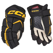 Load image into Gallery viewer, CCM Hockey Protective Gear CCM JetSpeed FT680 Hockey Gloves Junior Black Sunflower

