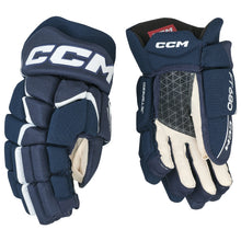Load image into Gallery viewer, CCM Hockey Protective Gear CCM JetSpeed FT680 Hockey Gloves Senior Navy White
