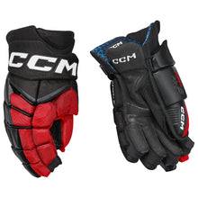 Load image into Gallery viewer, CCM Hockey Protective Gear CCM JetSpeed FT8 Pro Hockey Gloves Senior HGFT8PRO-SR Black Red White
