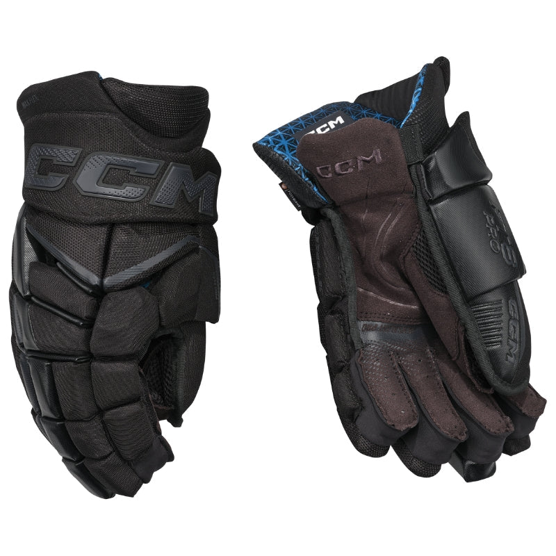 CCM Hockey Protective Gear CCM JetSpeed FT8 Pro Hockey Gloves Senior HGFT8PRO-SR Black