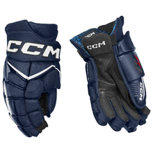 Load image into Gallery viewer, CCM Hockey Protective Gear CCM JetSpeed FT8 Pro Hockey Gloves Senior HGFT8PRO-SR Navy White
