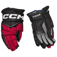 Load image into Gallery viewer, CCM Hockey Protective Gear CCM Jetspeed FT8 Hockey Gloves Senior 2025 HGFT8-SR Black Red White

