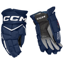 Load image into Gallery viewer, CCM Hockey Protective Gear CCM Jetspeed FT8 Hockey Gloves Senior 2025 HGFT8-SR Navy White
