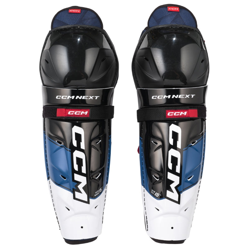 CCM Hockey Protective Gear CCM NEXT Hockey Shin Guards Senior 2023