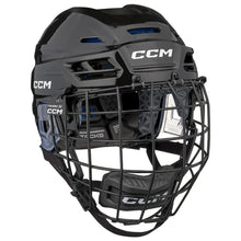 Load image into Gallery viewer, CCM Hockey Protective Gear CCM Tacks 310 Combo Hockey Helmet Junior 2026 Black
