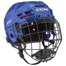 Load image into Gallery viewer, CCM Hockey Protective Gear CCM Tacks 70 Combo Hockey Helmet Senior HT70C:SR Royal
