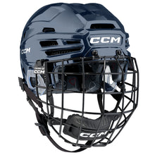 Load image into Gallery viewer, CCM Hockey Protective Gear CCM Tacks 920 Combo Hockey Helmet Senior 2025 Navy
