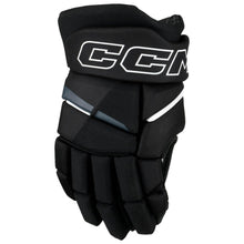 Load image into Gallery viewer, CCM Hockey Protective Gear CCM Tacks Vector Hockey Gloves Junior 2026 Black White
