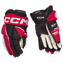 Load image into Gallery viewer, CCM Hockey Protective Gear CCM Tacks XF 80 Hockey Gloves Senior 2024 Black Red White
