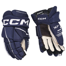 Load image into Gallery viewer, CCM Hockey Protective Gear CCM Tacks XF 80 Hockey Gloves Senior 2024 Navy White

