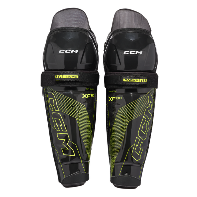 CCM Hockey Protective Gear CCM Tacks XF-80 Hockey Shin Guards Senior 2024