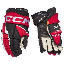 Load image into Gallery viewer, CCM Hockey Protective Gear CCM Tacks XF Hockey Gloves Senior 2024 Black Red White
