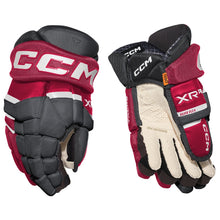 Load image into Gallery viewer, CCM Hockey Protective Gear CCM Tacks XR Pro Hockey Gloves Junior 2026 Black Red White
