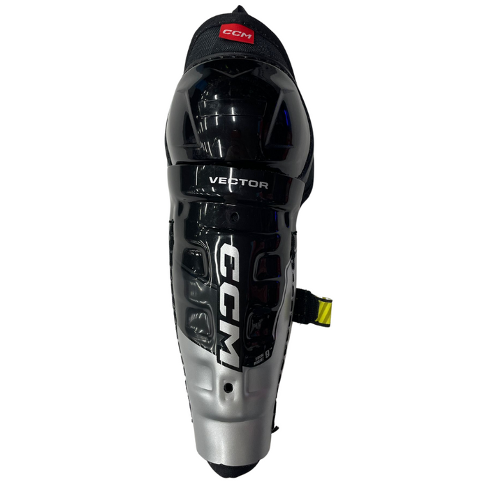 CCM Hockey Shin Guards CCM Tacks Vector Source Exclusive (2023) Youth Black front