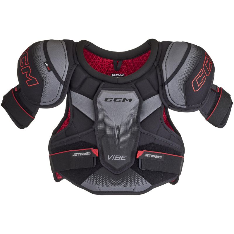 CCM Hockey Shoulder Pads CCM Jetspeed Vibe Source Exclusive (2025) Junior Black front