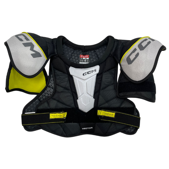CCM Hockey Shoulder Pads CCM Tacks Vector Source Exclusive (2023) Junior Black front