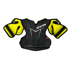 Load image into Gallery viewer, CCM Hockey Shoulder Pads CCM Tacks Vector Source Exclusive (2023) Youth Black back
