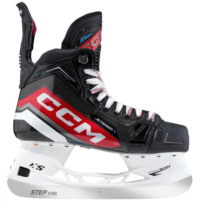 CCM Hockey Skates CCM Jetspeed Control Senior Source Exclusive (2023) Black side facing right