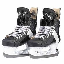 Load image into Gallery viewer, CCM Hockey Skates CCM Tacks 652 Pro Senior Black front side of both skates facing left
