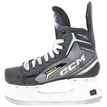Load image into Gallery viewer, CCM Hockey Skates CCM Tacks Vector Plus Source Exclusive (2024) Intermediate Black SKVPLU24:INT D-Regular EE-Wide Comfortable Reliable Stable
