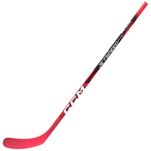 Load image into Gallery viewer, CCM Hockey Sticks CCM JetSpeed FT7 Grip (2024) Youth Red/Black diagonal side with blade pointing left
